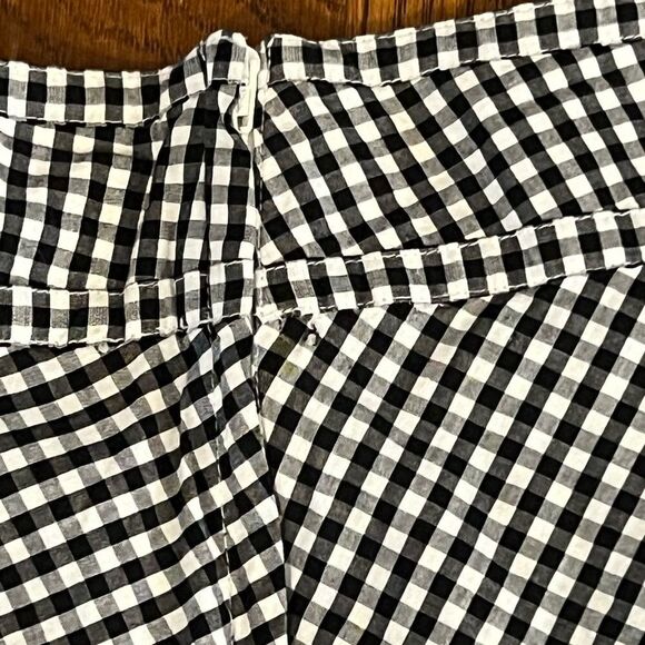 Gorgeous black & white gingham H&M midi skirt size 10 - Picture 4 of 7
